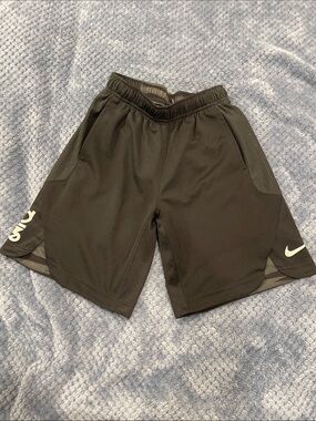 Nike Men’s Black Athletic Training Shorts with Swoosh